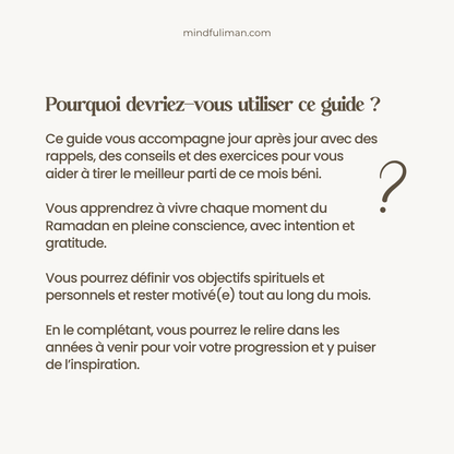 DIGITAL Guide Pratique Ramadan - Vivre pleinement le mois de Ramadan