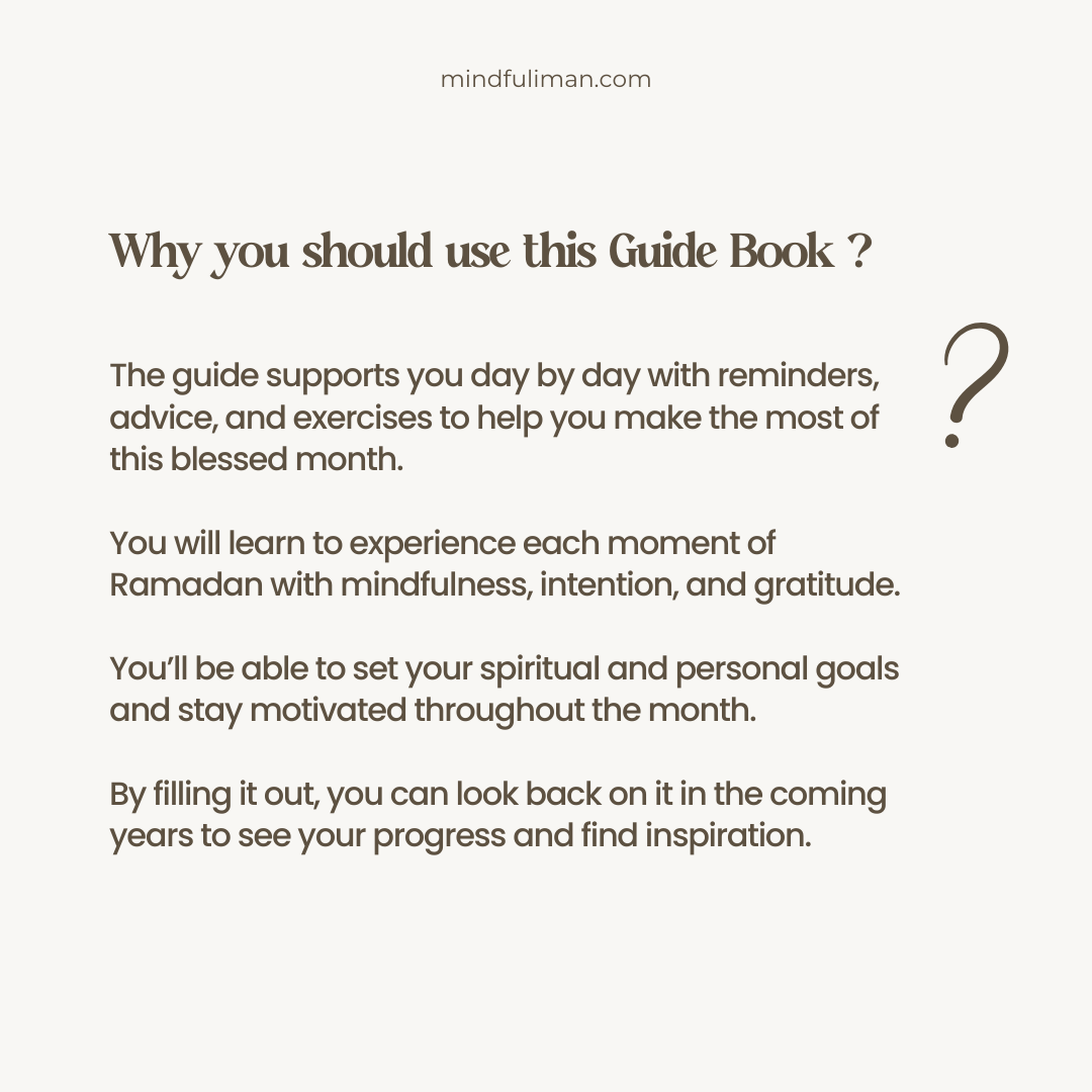 DIGITAL Guide Book Ramadan - Live the month of Ramadan to the fullest - English version